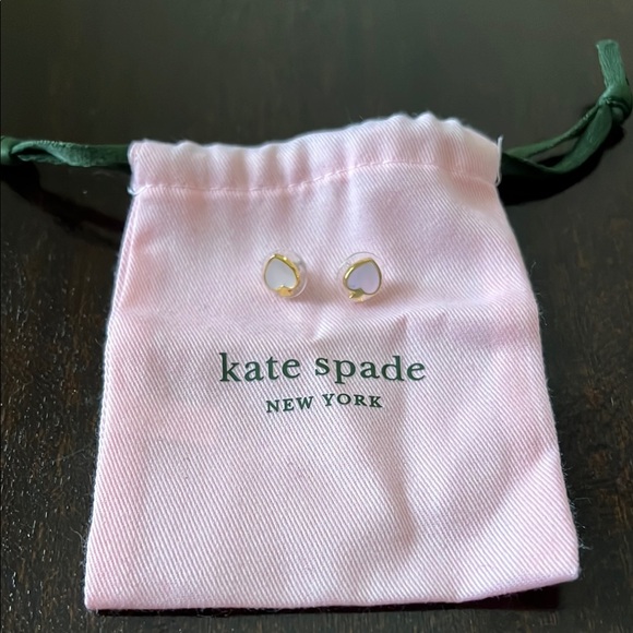 kate spade Accessories - Kate Spade Gold Heart Earrings